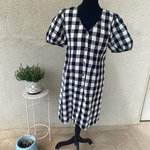 Loft Gingham Summer Dress